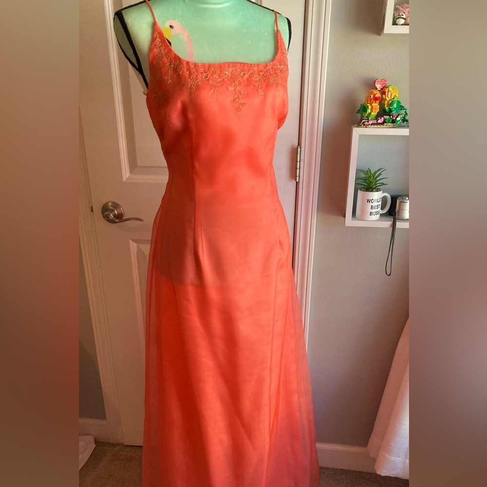 Vintage coral prom dress!!! 🪸✨
